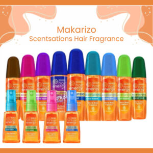 makarizo hair energy scentsations hair fragrance 30ml and 100ml/parfum rambut