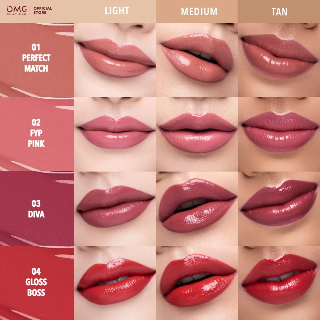 omg oh my glam colorlast lip vinyl 2.5gr/lip gloss/lip tint/lipstick omg oh my glam colorlast lip vinyl 2.5gr/lip gloss/lip tint/lipstick