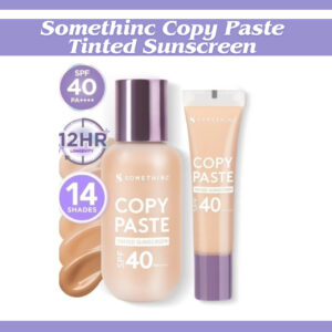 somethinc copy paste tinted sunscreen spf 40 pa++++/tabir surya