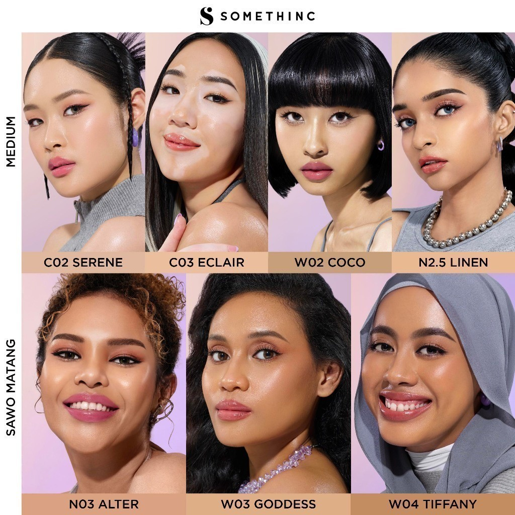 somethinc copy paste tinted sunscreen spf 40 pa++++/tabir surya somethinc copy paste tinted sunscreen spf 40 pa++++/tabir surya
