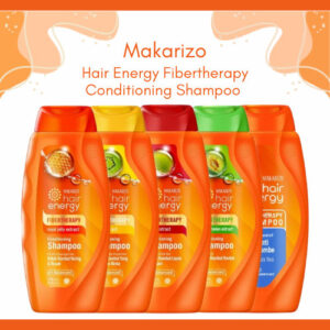 makarizo hair energy fibertherapy conditioning shampoo 170ml and 330ml/perawatan rambut