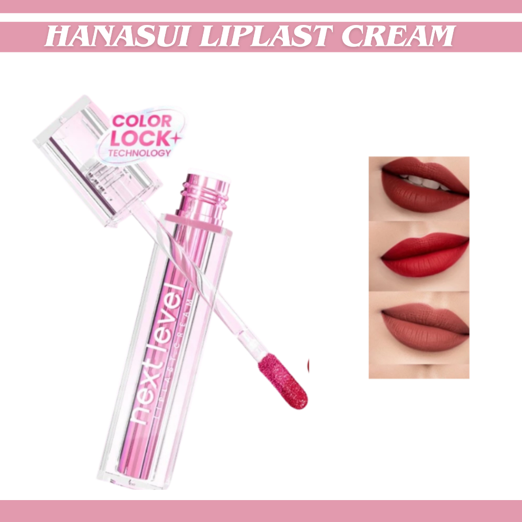 hanasui next level liplast cream/lip matte hanasui next level liplast cream/lip matte
