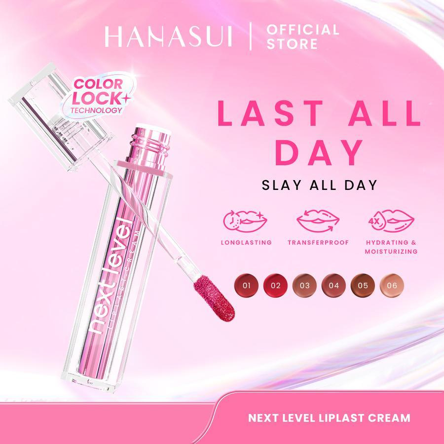 hanasui next level liplast cream/lip matte hanasui next level liplast cream/lip matte