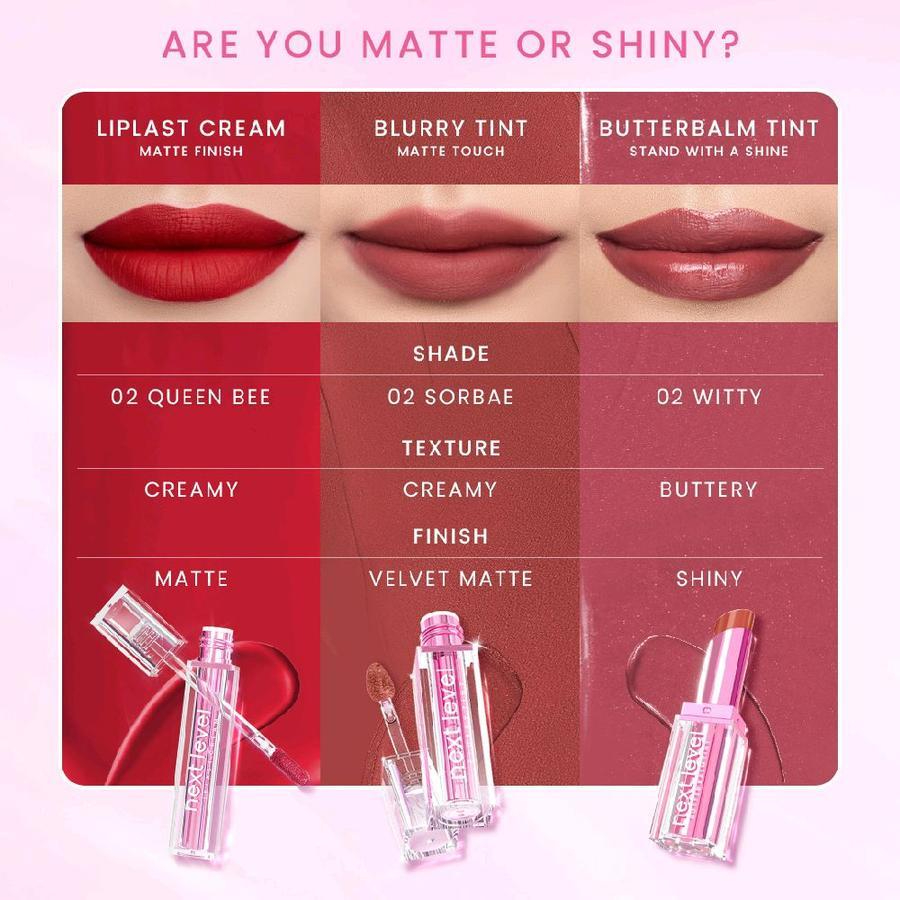 hanasui next level liplast cream/lip matte hanasui next level liplast cream/lip matte