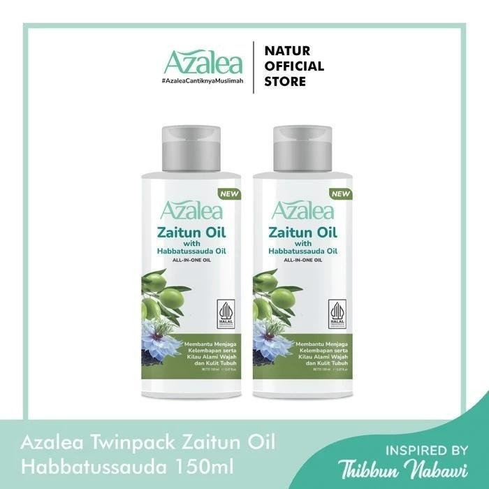 azalea zaitun oil with habbatussauda and rosehip oil 150ml azalea zaitun oil with habbatussauda and rosehip oil 150ml