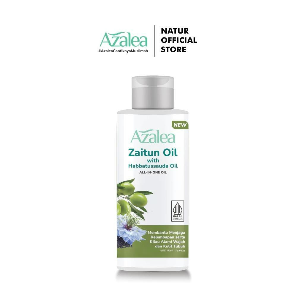 azalea zaitun oil with habbatussauda and rosehip oil 150ml azalea zaitun oil with habbatussauda and rosehip oil 150ml