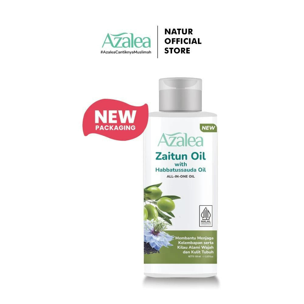 azalea zaitun oil with habbatussauda and rosehip oil 150ml azalea zaitun oil with habbatussauda and rosehip oil 150ml