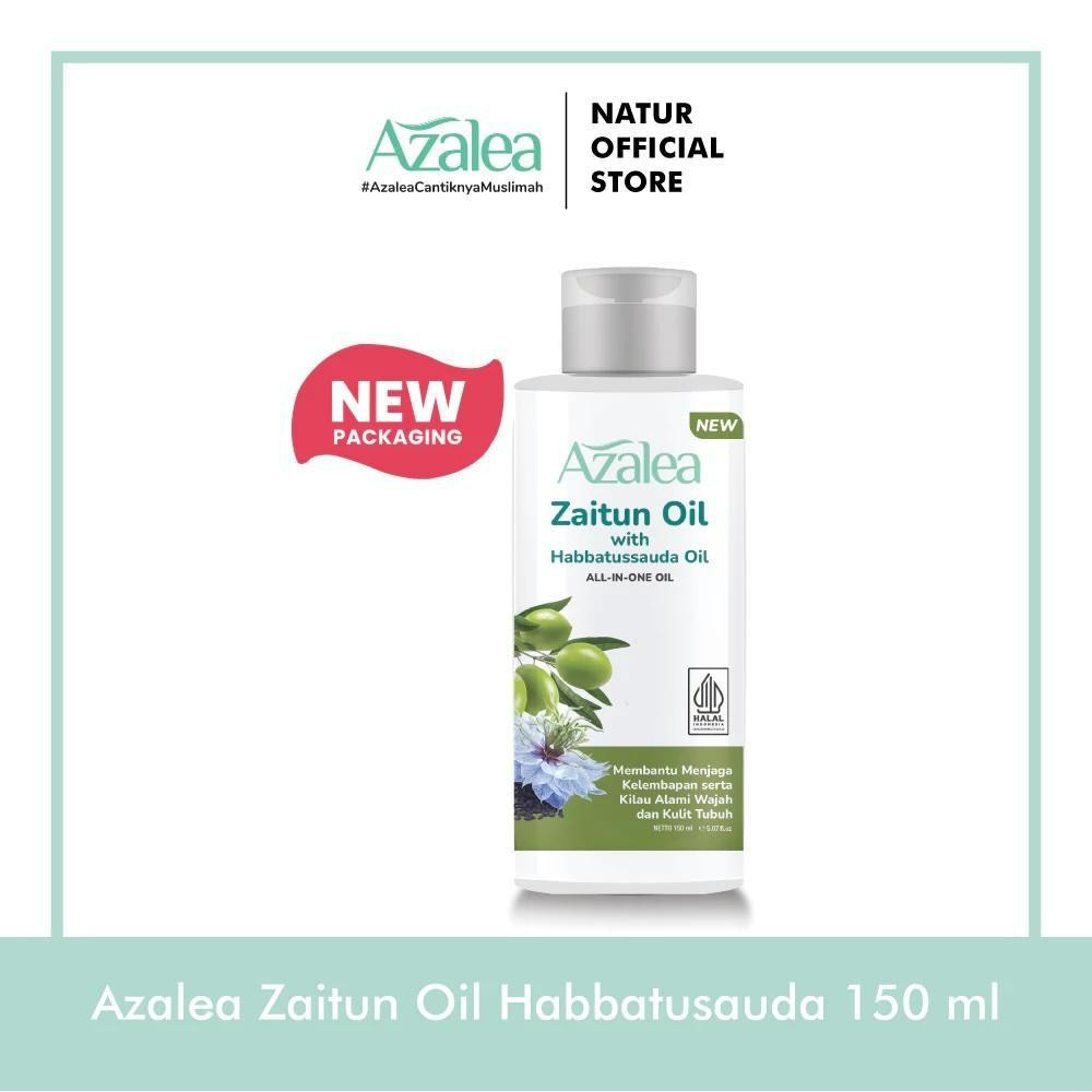 azalea zaitun oil with habbatussauda and rosehip oil 150ml azalea zaitun oil with habbatussauda and rosehip oil 150ml