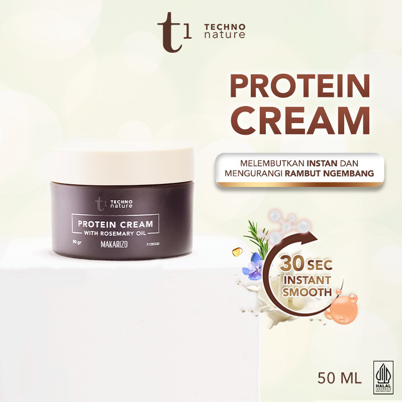makarizo t1 techno nature protein cream 50ml/vitamin rambut makarizo t1 techno nature protein cream 50ml/vitamin rambut