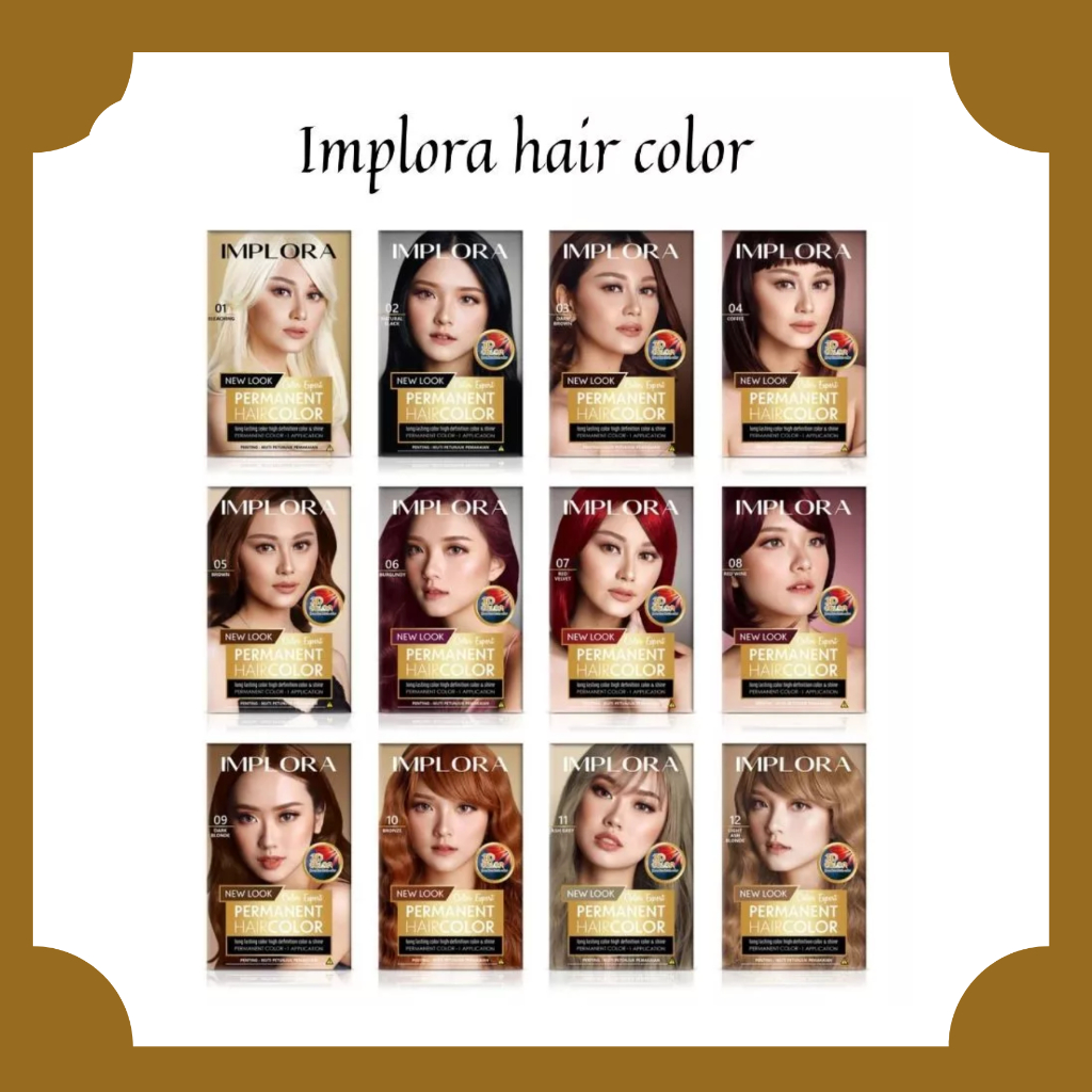 implora new permanent hair color/pewarna rambut implora new permanent hair color/pewarna rambut