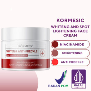 kormesic whitening and spot lightening face cream 50g/pelembab wajah