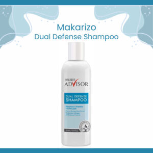 makarizo advisor dual defense shampoo 200ml/shampoo anti ketombe