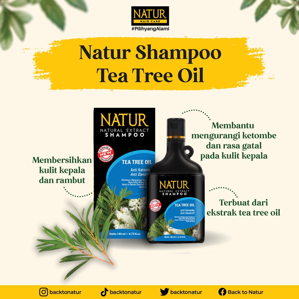 natur natural shampoo 80ml 140ml and 270ml/perawatan rambut natur natural shampoo 80ml 140ml and 270ml/perawatan rambut