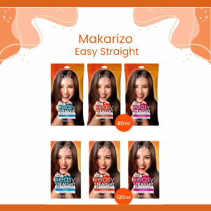makarizo hair energy easy straight 80ml and 120ml/pelurus rambut