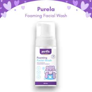 purela foaming facial wash 100ml/pembersih wajah anak