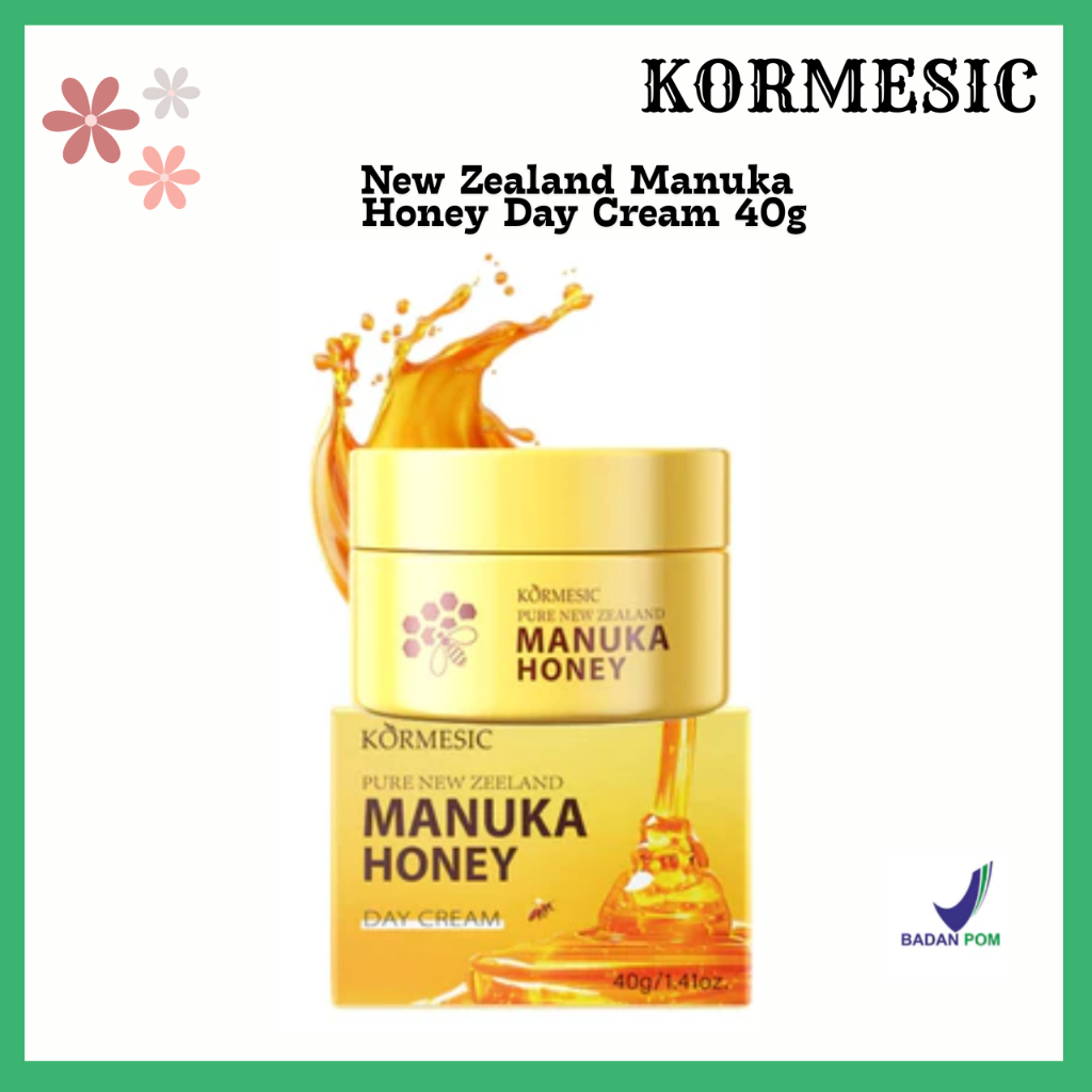 kormesic new zealand manuka honey day cream 40g/pelembab wajah kormesic new zealand manuka honey day cream 40g/pelembab wajah