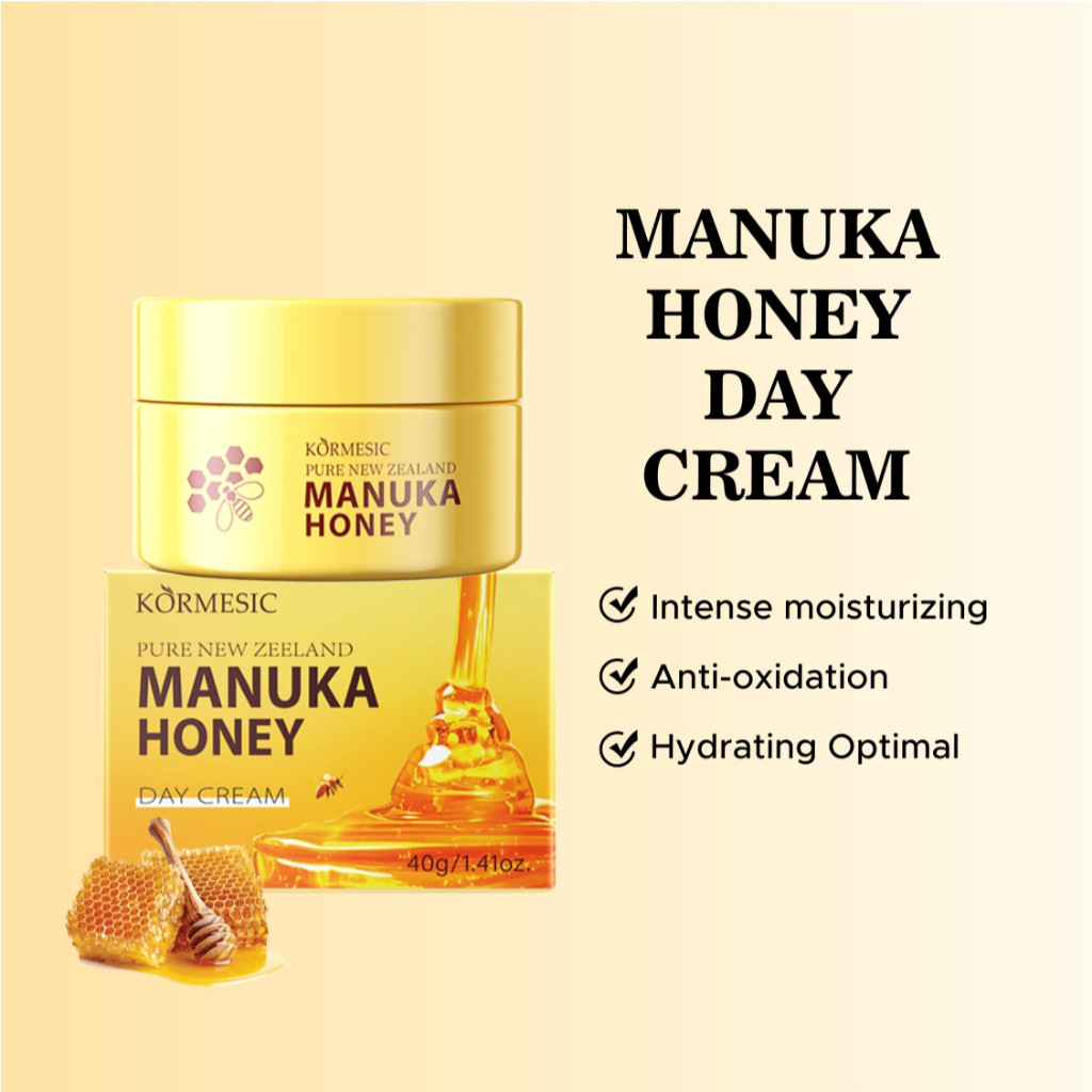 kormesic new zealand manuka honey day cream 40g/pelembab wajah kormesic new zealand manuka honey day cream 40g/pelembab wajah