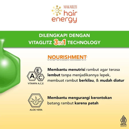 makarizo hair energy vitaglitz hair serum 6x1ml/ vitamin rambut makarizo hair energy vitaglitz hair serum 6x1ml/ vitamin rambut