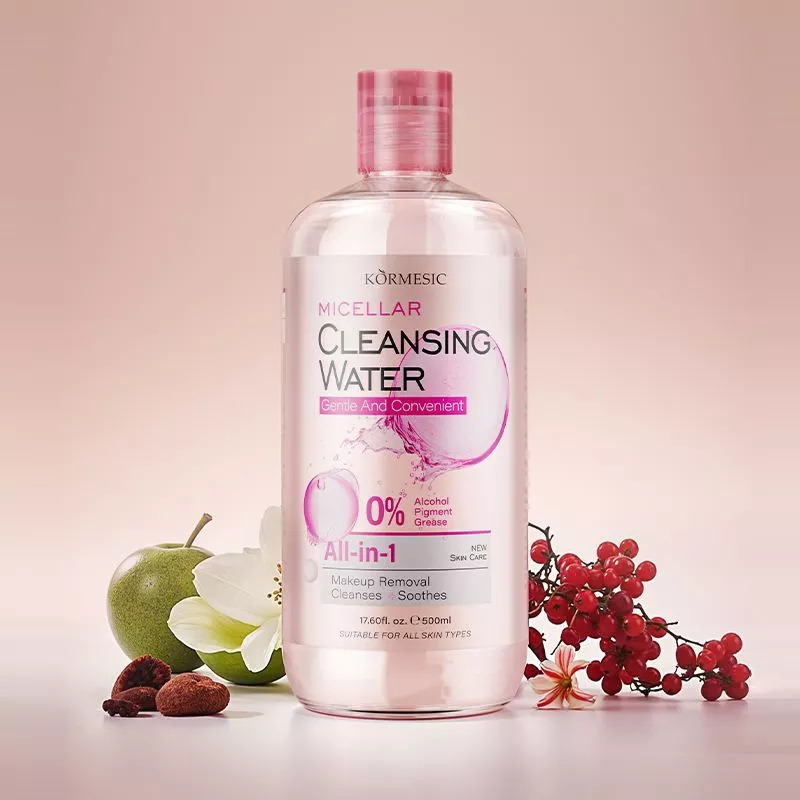 kormesic all in 1 micellar cleansing water 500ml/pembersih make up kormesic all in 1 micellar cleansing water 500ml/pembersih make up