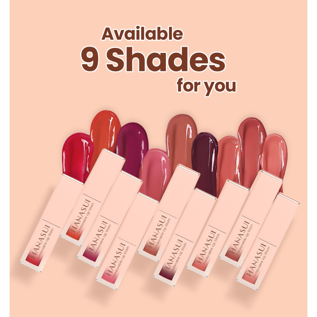 hanasui tintdorable lip stain 3.5g/lip tint hanasui tintdorable lip stain 3.5g/lip tint