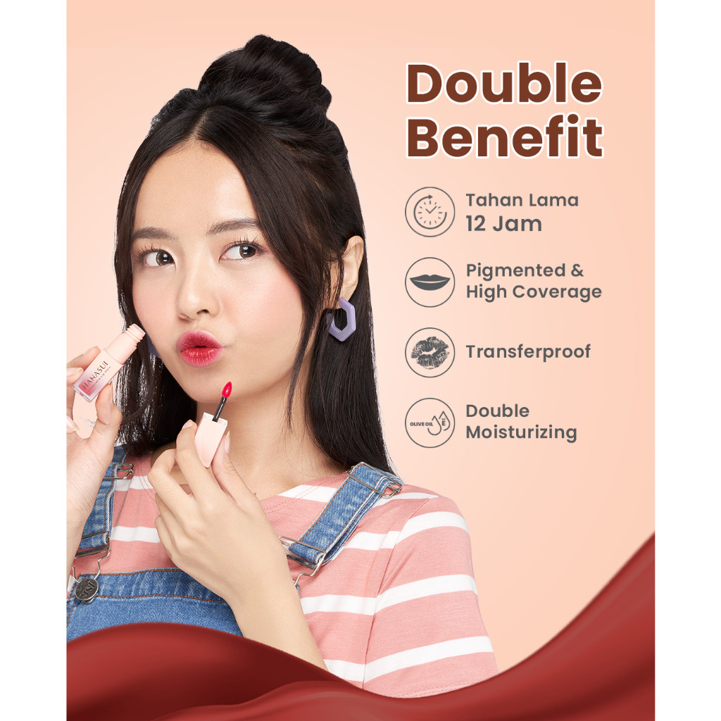 hanasui tintdorable lip stain 3.5g/lip tint hanasui tintdorable lip stain 3.5g/lip tint