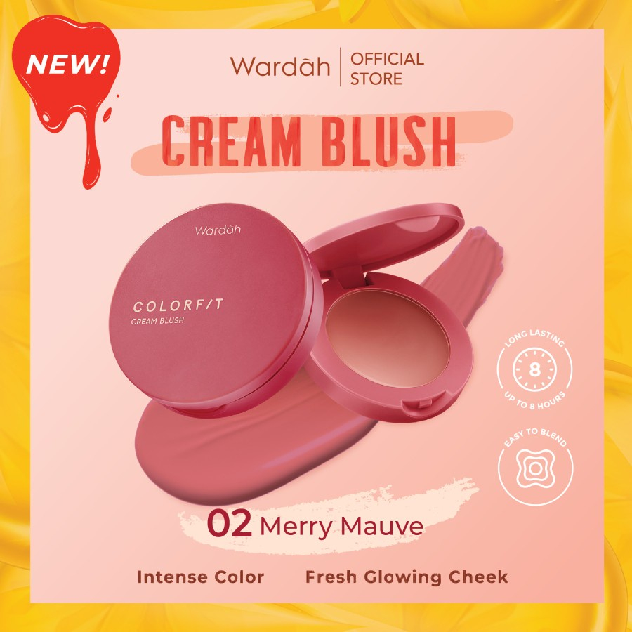 wardah colorfit cream blush | blush on wardah colorfit cream blush | blush on