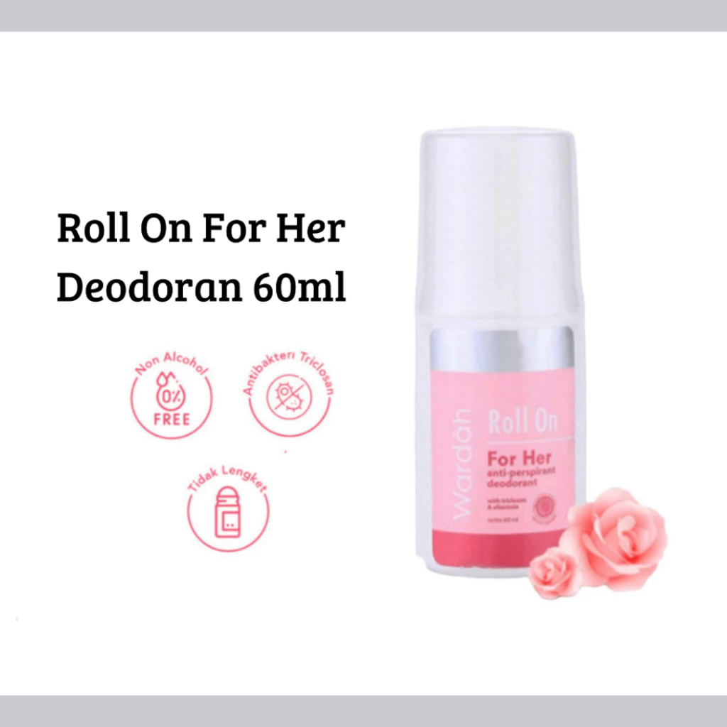 wardah roll on for her deodoran 60ml wardah roll on for her deodoran 60ml