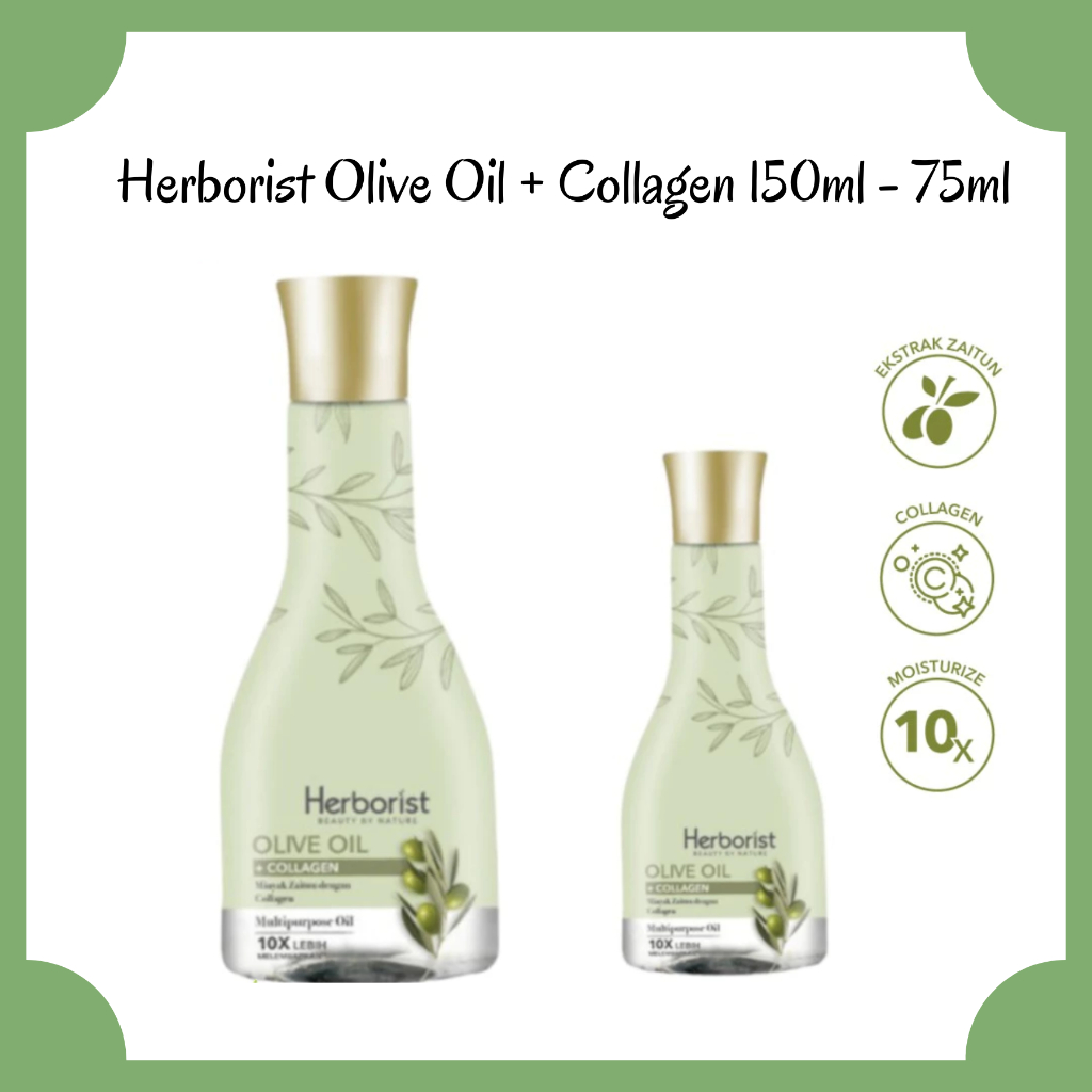 herborist olive oil + collagen 150ml 75ml herborist olive oil + collagen 150ml 75ml