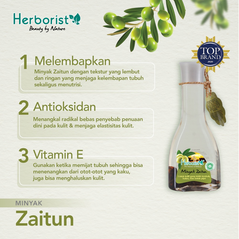 herborist minyak zaitun 75ml & 145ml herborist minyak zaitun 75ml & 145ml