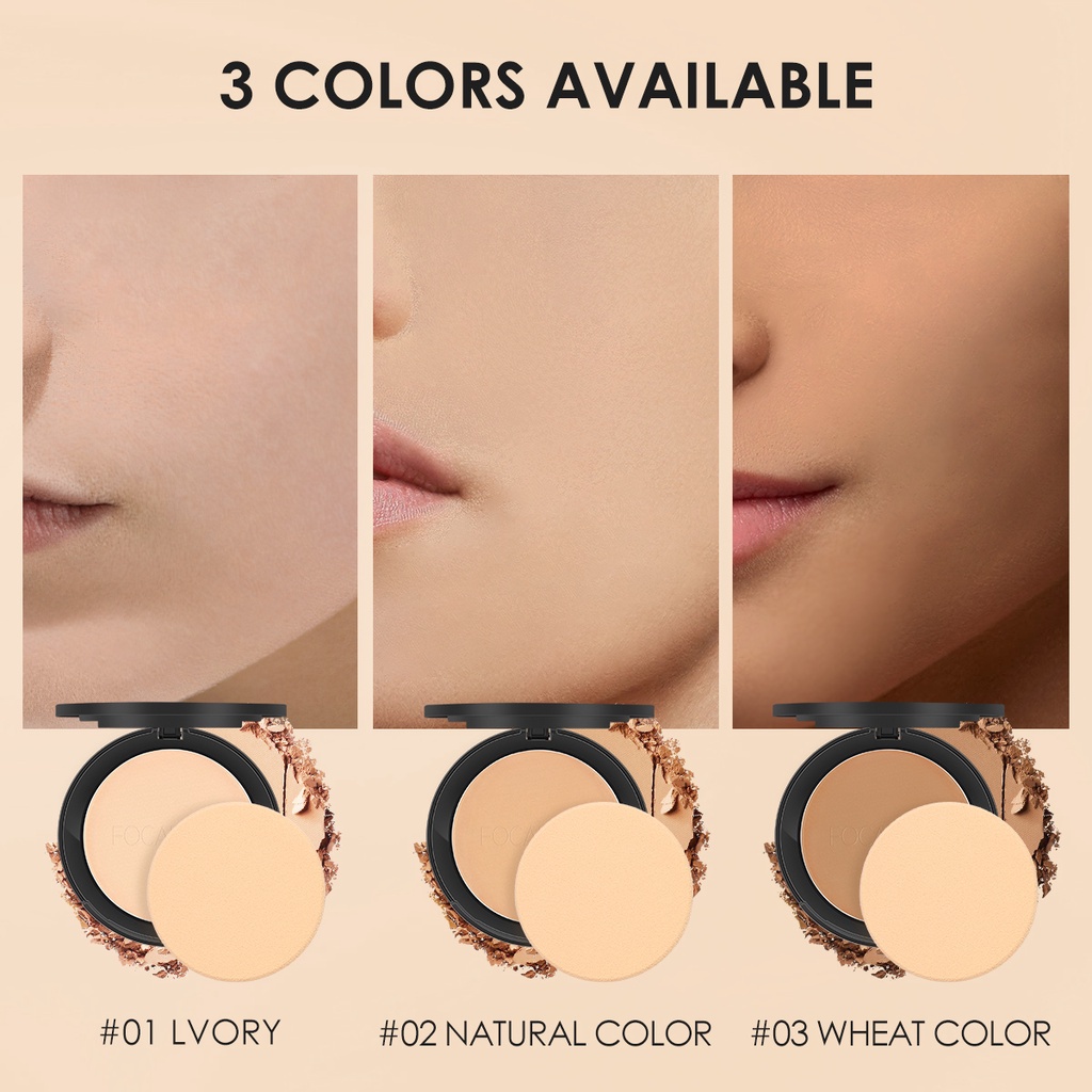 focallure oil control pressed powder matte / bedak padat focallure oil control pressed powder matte / bedak padat