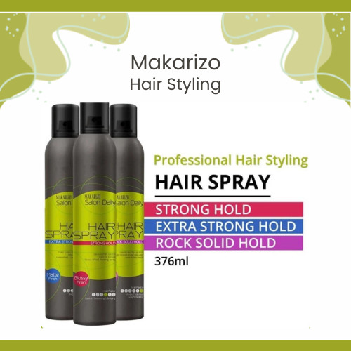 makarizo professional salon daily hair spray 376ml makarizo professional salon daily hair spray 376ml