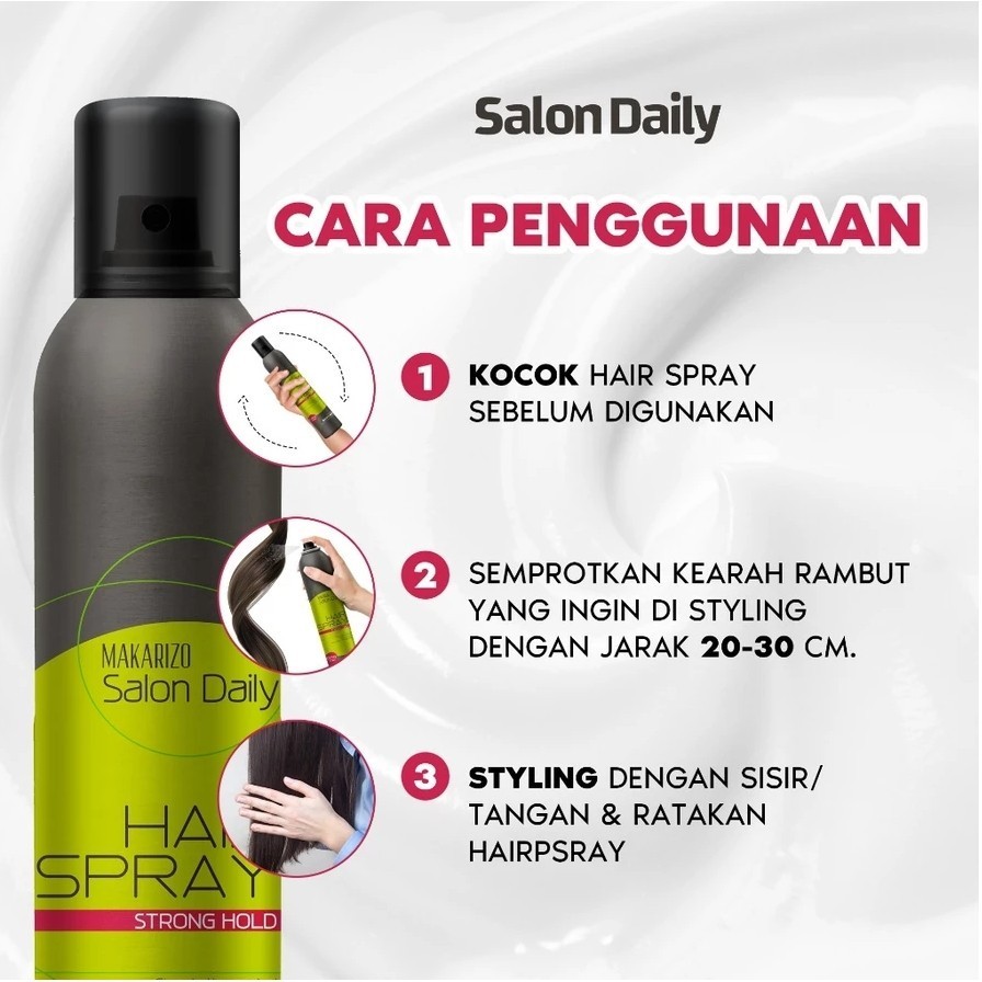 makarizo professional salon daily hair spray 376ml makarizo professional salon daily hair spray 376ml