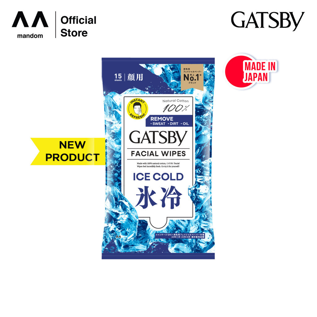 gatsby facial wipes 15 sheets/tissue wajah gatsby facial wipes 15 sheets/tissue wajah