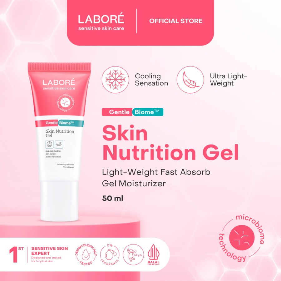 labore sensitive skincare gentle biome skin nutrition gel 50ml gel pelembab kulit sensitif labore sensitive skincare gentle biome skin nutrition gel 50ml gel pelembab kulit sensitif