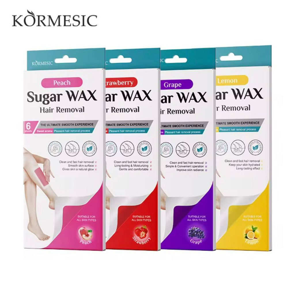 kormesic sugar wax hair removal 6pcs/penghilang bulu kormesic sugar wax hair removal 6pcs/penghilang bulu