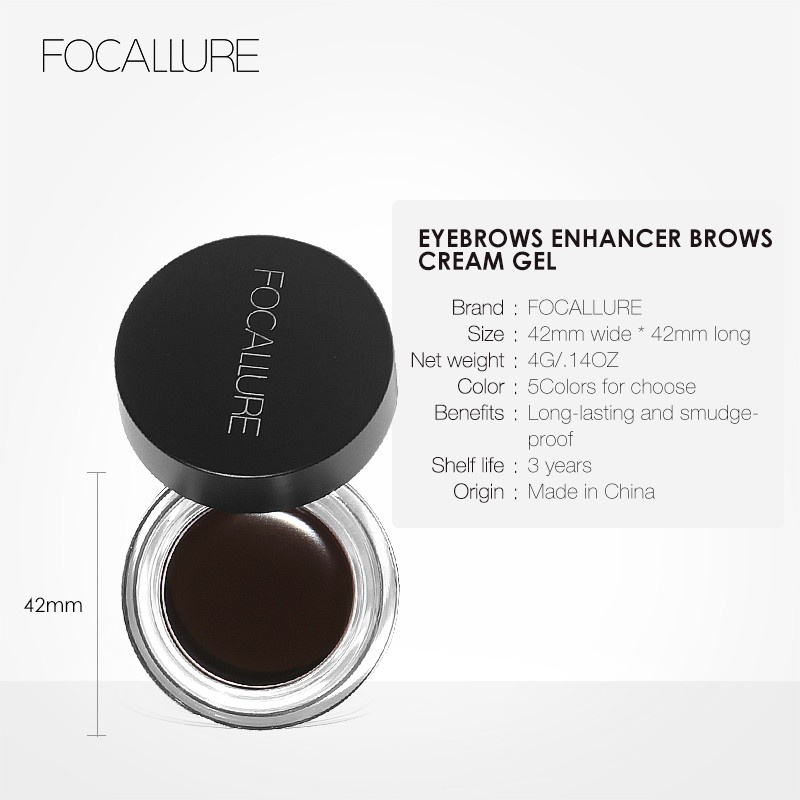 focallure eyebrow gel cream pomade waterproof focallure eyebrow gel cream pomade waterproof
