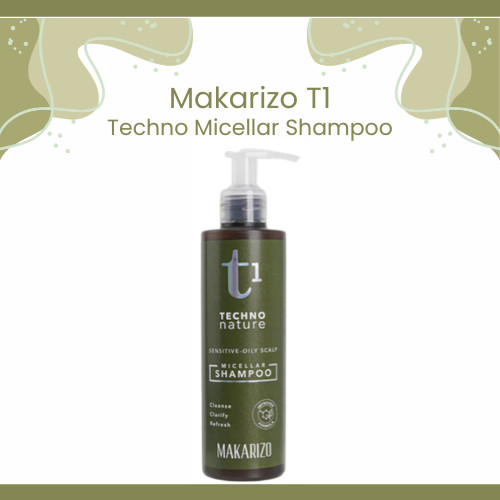 makarizo t1 techno nature micellar shampoo 180ml makarizo t1 techno nature micellar shampoo 180ml