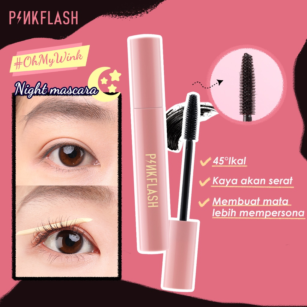 pinkflash oilproof curl mascara | day mascara | night mascara pinkflash oilproof curl mascara | day mascara | night mascara
