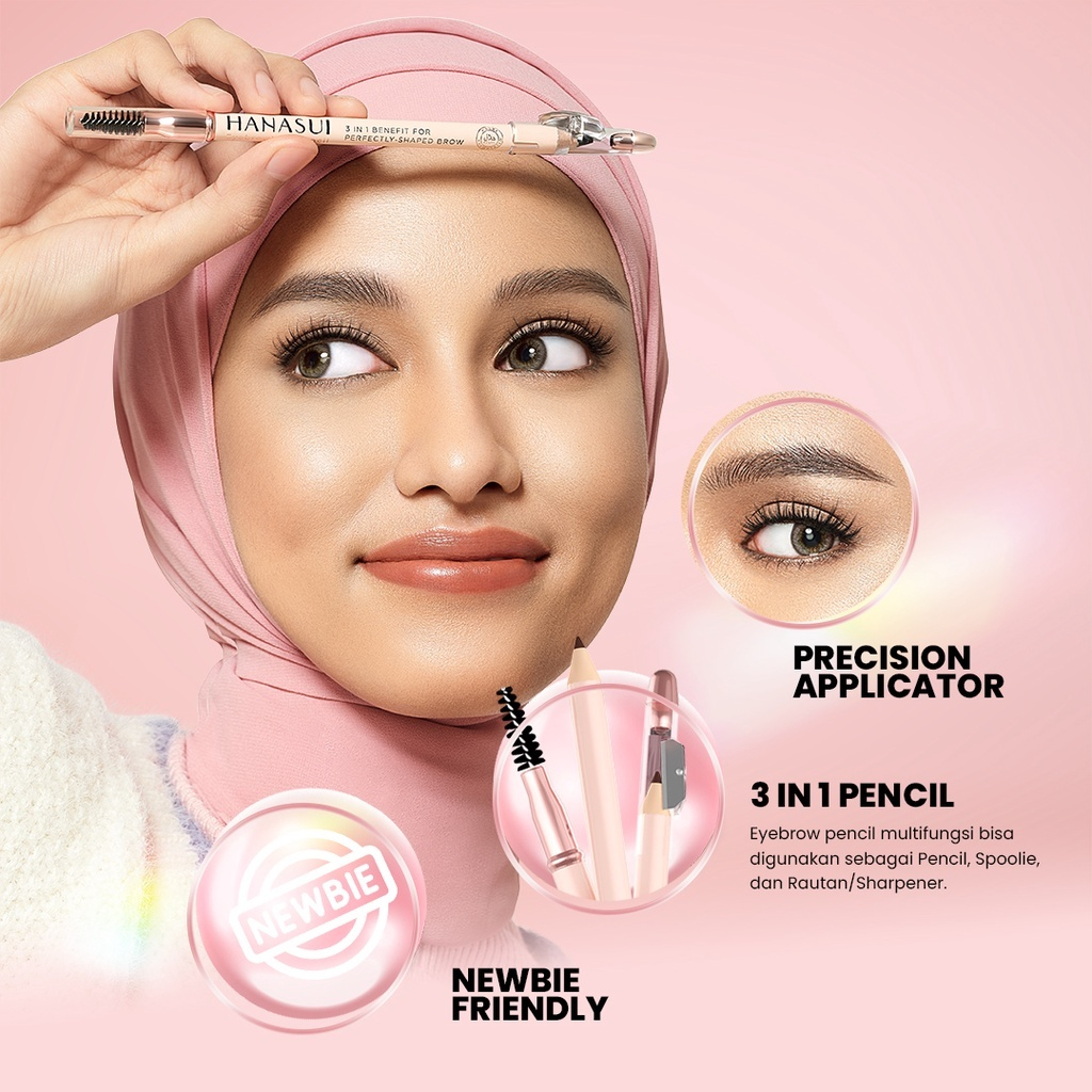 hanasui eyebrowtiful pencil/pensil alis hanasui eyebrowtiful pencil/pensil alis