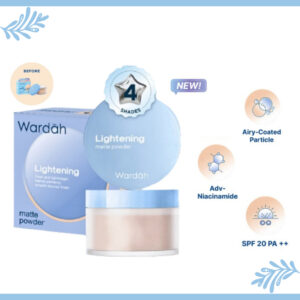 wardah lightening matte powder spf 15 pa++ | oil control | bedak tabur