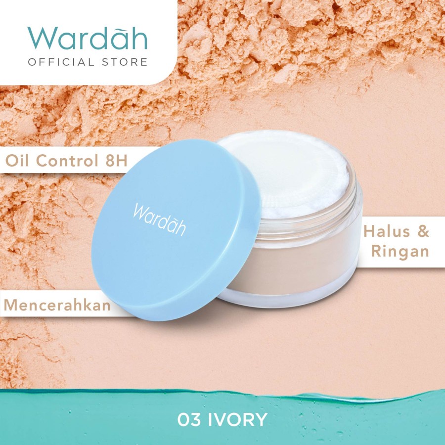wardah lightening matte powder spf 15 pa++ | oil control | bedak tabur wardah lightening matte powder spf 15 pa++ | oil control | bedak tabur