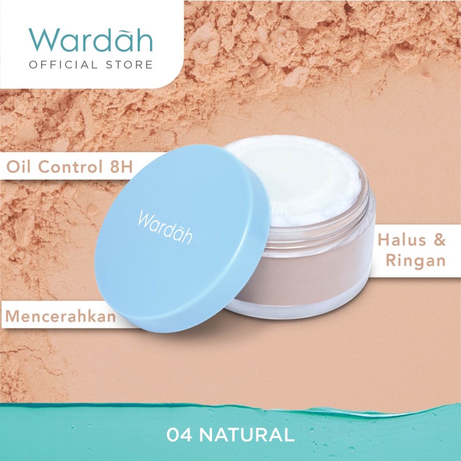 wardah lightening matte powder spf 15 pa++ | oil control | bedak tabur wardah lightening matte powder spf 15 pa++ | oil control | bedak tabur