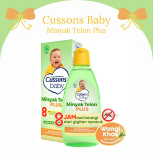 cussons baby minyak telon plus 60ml/90ml/150ml