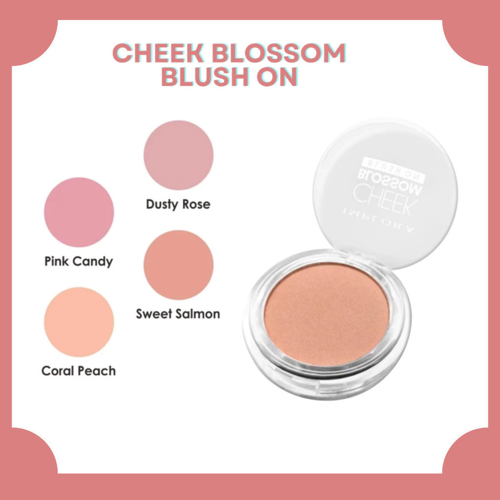 implora cheek blossom blush on 3.5g/perona pipi implora cheek blossom blush on 3.5g/perona pipi