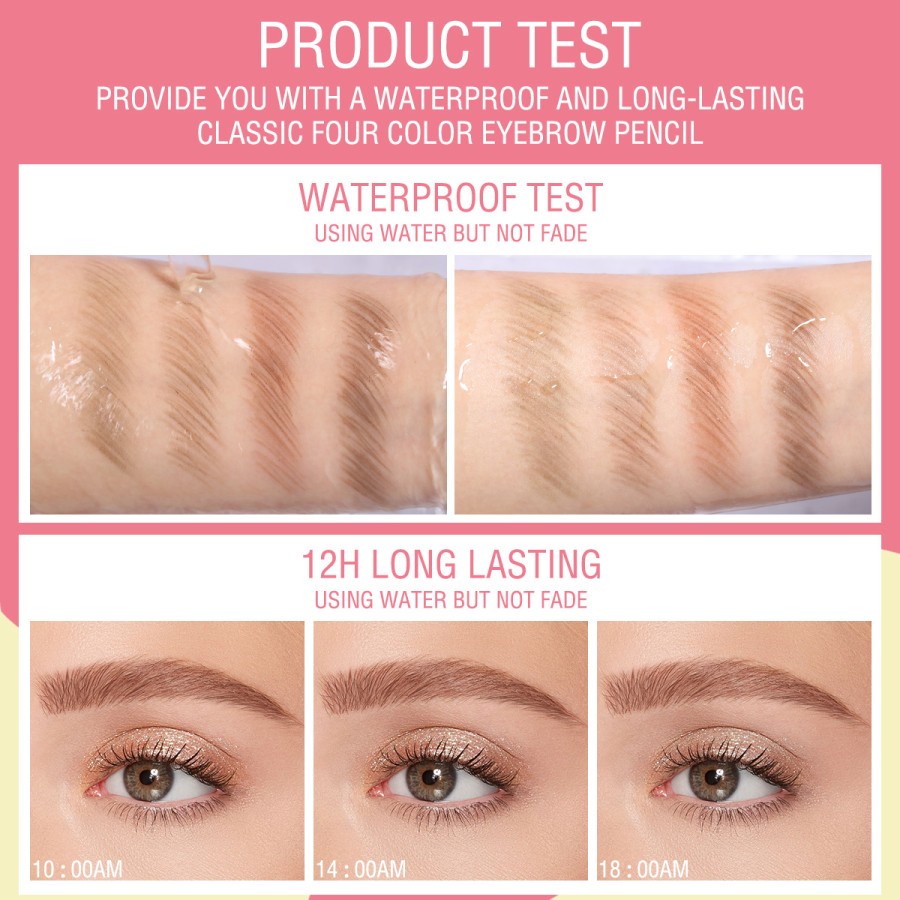 pinkflash waterproof easy eyebrow pencil pinkflash waterproof easy eyebrow pencil
