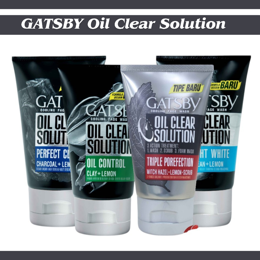 gatsby cooling face wash 100g/permbersih wajah gatsby cooling face wash 100g/permbersih wajah