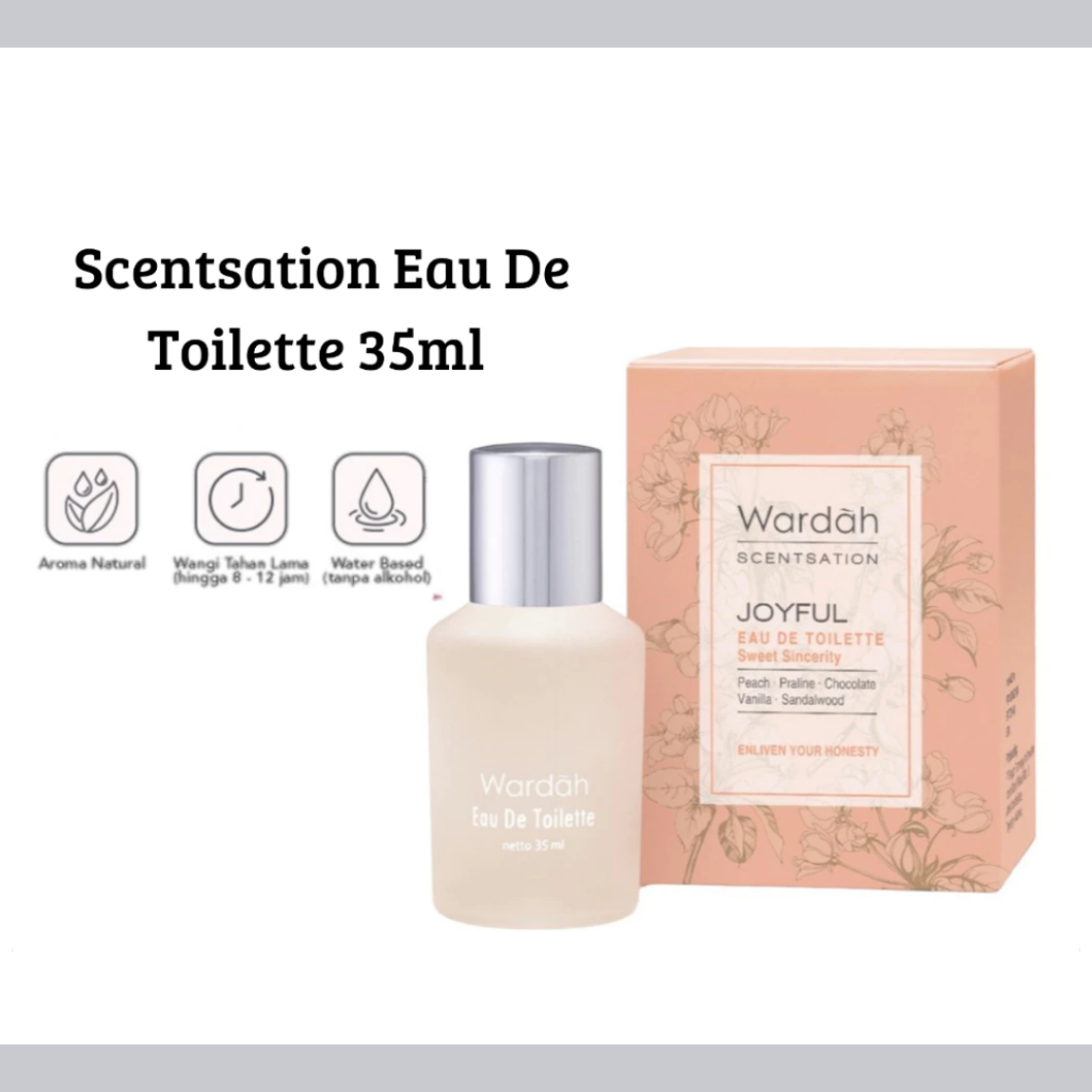 wardah scentsation eau de toilette 35ml / parfum wanita wardah scentsation eau de toilette 35ml / parfum wanita