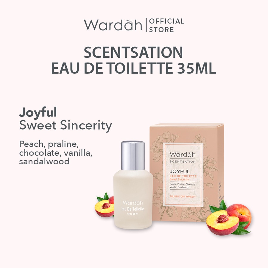 wardah scentsation eau de toilette 35ml / parfum wanita wardah scentsation eau de toilette 35ml / parfum wanita