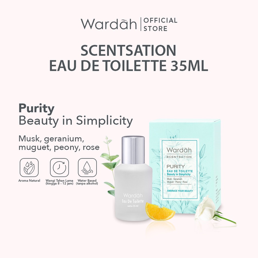 wardah scentsation eau de toilette 35ml / parfum wanita wardah scentsation eau de toilette 35ml / parfum wanita