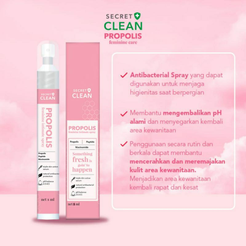 secret clean propolis feminine spray 8ml secret clean propolis feminine spray 8ml